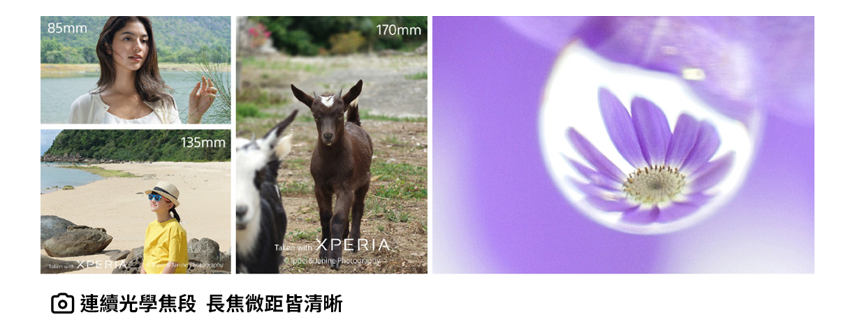 連續光學焦段 長焦微距皆清晰